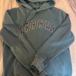 Aeropostale Men's Teal Hoodie